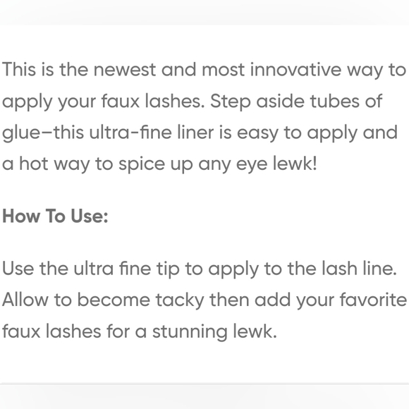 APPEAL Adhesive Liquid Liner in Jet Black - Picture 5 of 6